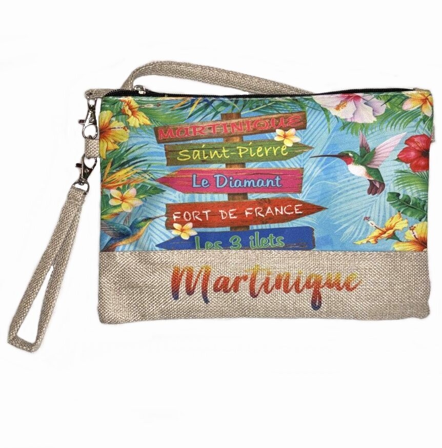 POCHETTE IMPRIMEE MARTINIQUE - TOTEM