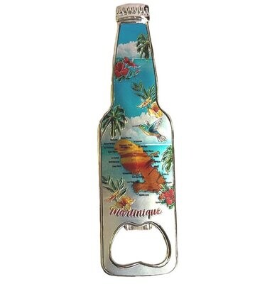 AIMANT DECAPSULEUR BOUTEILLE MARTINIQUE - CARTE COUCHER
