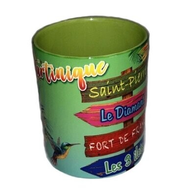 CHOPE BICOLORE MARTINIQUE - VERT TOTEM