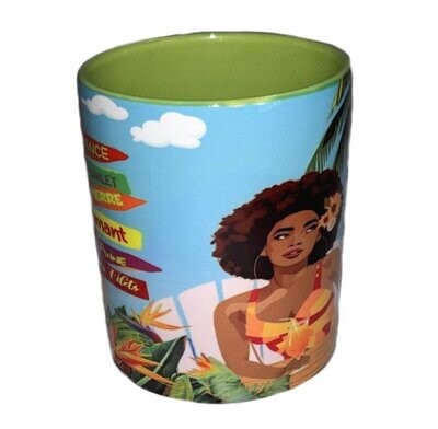 CHOPE BICOLORE MARTINIQUE - VERT TOTEM DOUDOU