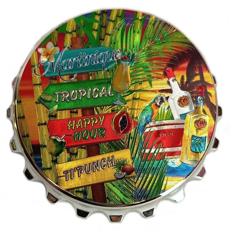 AIMANT DECAPSULEUR MARTINIQUE - TOTEM COUCHER