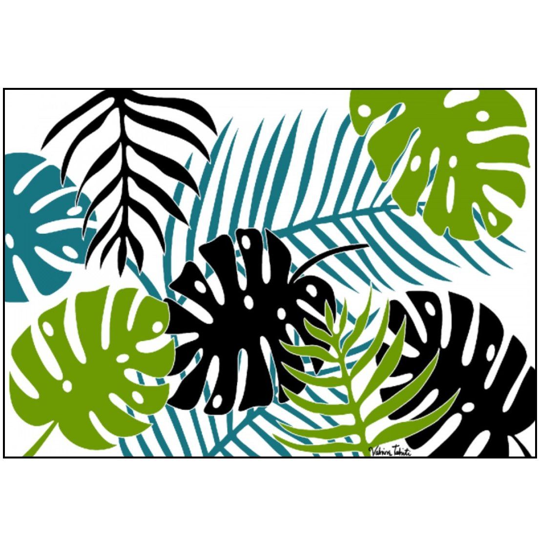 PAREO FEUILLES - BLANC