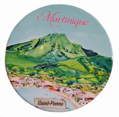 DESSOUS DE PLAT MARTINIQUE  - PELEE