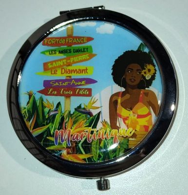 MIROIR DE POCHE MARTINIQUE - TOTEM DOUDOU