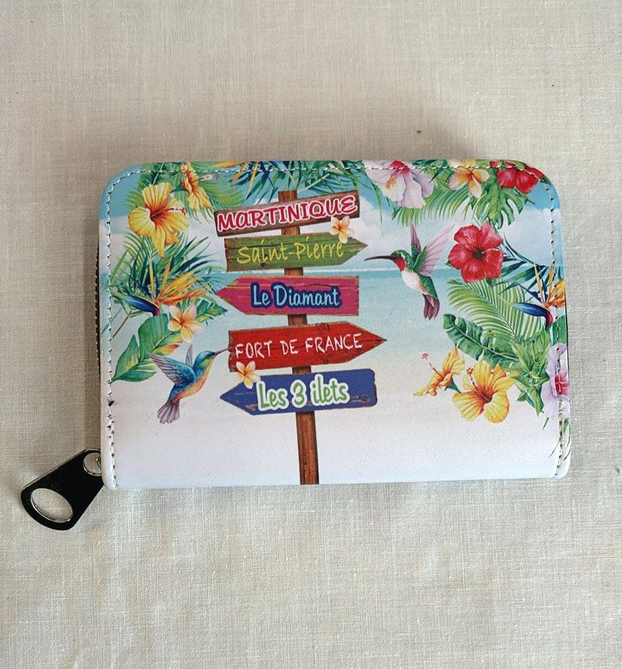 PORTE-MONNAIE RIGIDE PETIT MARTINIQUE - TOTEM