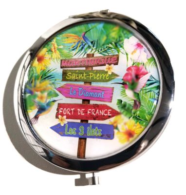 MIROIR DE POCHE MARTINIQUE - TOTEM