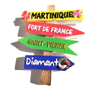 AIMANT FLECHES POLYMERE - TOTEM FORT-DE-FRANCE