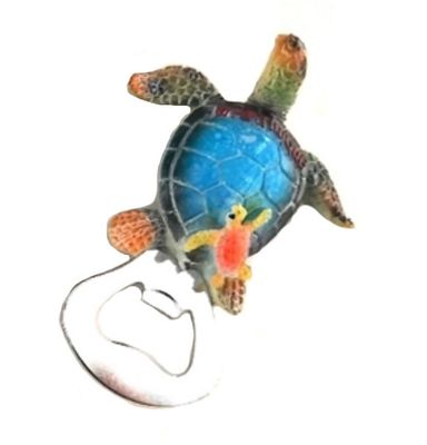 AIMANT DECAPSULEUR TORTUE MARTINIQUE - BLEU