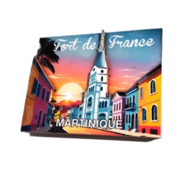 AIMANT 3D BOIS - COUCHER CATHEDRALE