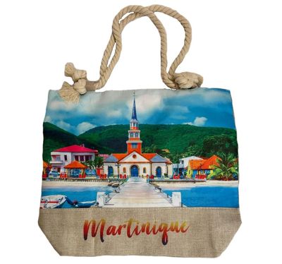 SAC CABAS JUTE MARTINIQUE - PETITE ANSE