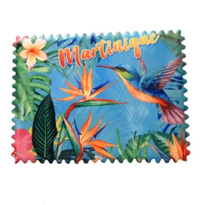 AIMANT MARTINIQUE CERAMIQUE RECTANGLE DENTELE - ONE COLIBRI