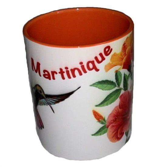 CHOPE BICOLORE MARTINIQUE - ORANGE COLIBRI 4 HIBISCUS