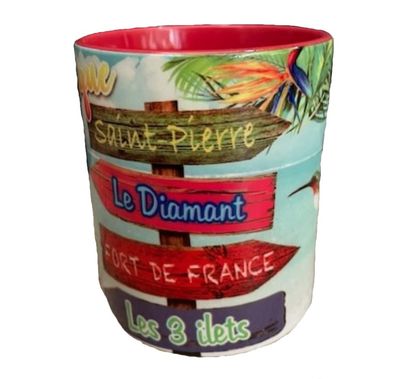 CHOPE BICOLORE MARTINIQUE - ROUGE TOTEM