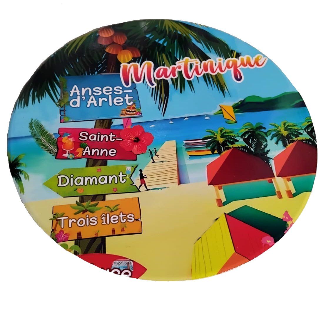 DESSOUS DE PLAT MARTINIQUE  - TOTEM PONTON