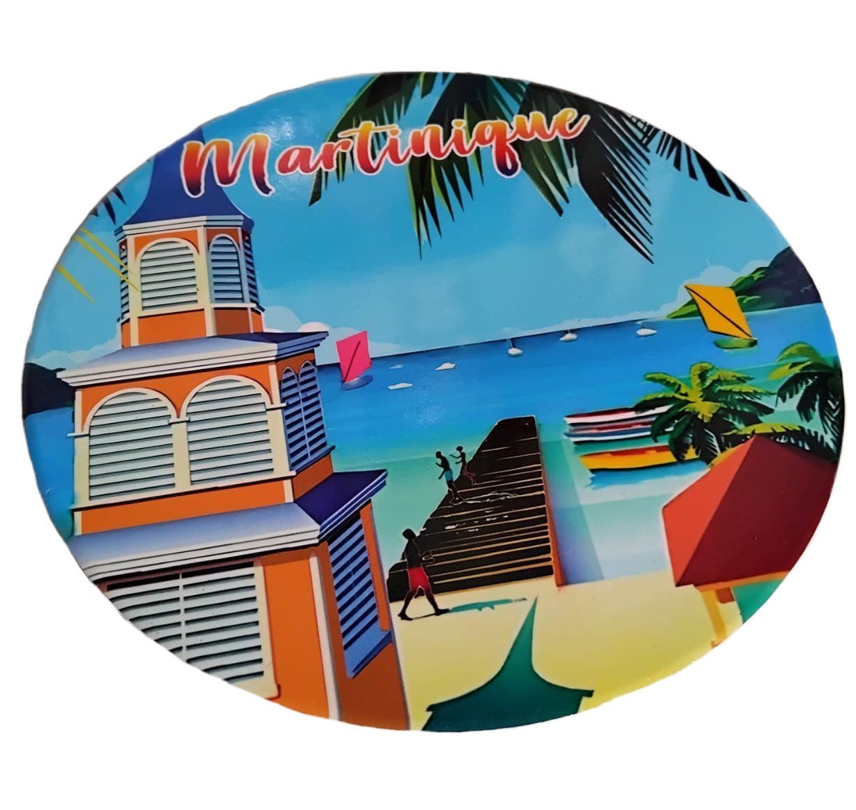 DESSOUS DE PLAT MARTINIQUE  - EGLISE PONTON