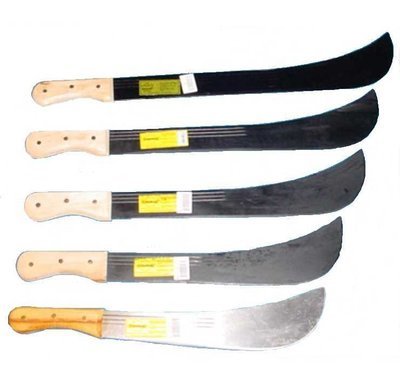 COUTELAS 18&quot; MANCHE BOIS BONDA MATE