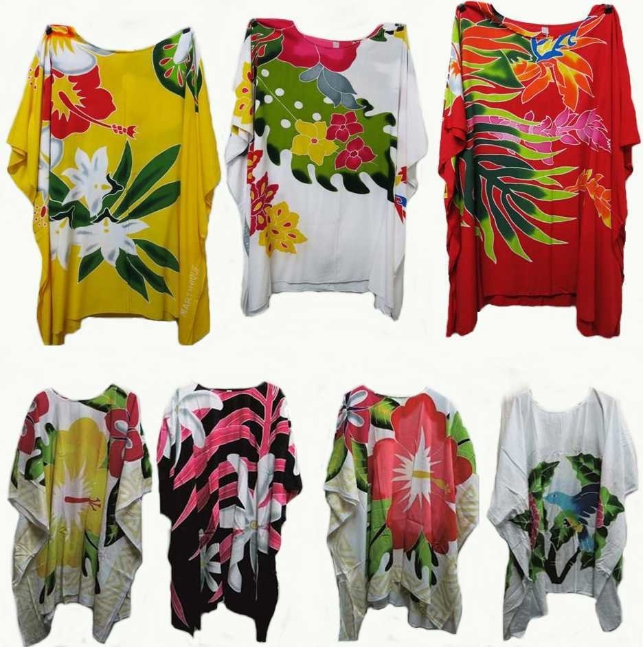 PONCHO PEINT MAIN ADULTE