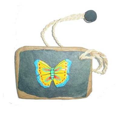 CARTE D&#39;IDENTIFICATION POUR BAGAGES - PAPILLON