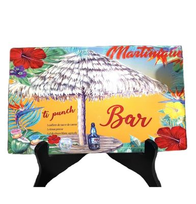 PLANCHE A DECOUPER EN  VERRE MARTINIQUE