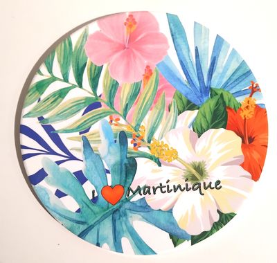 DESSOUS DE PLAT MARTINIQUE - HIBISCUS RBR