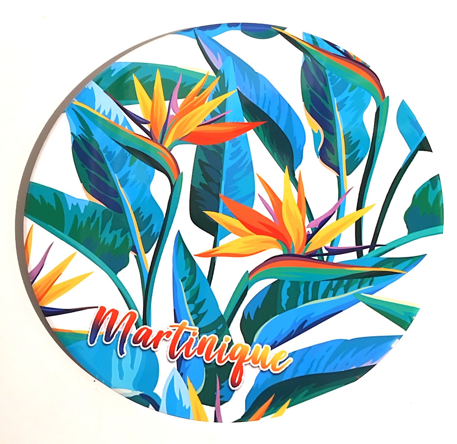 DESSOUS DE PLAT MARTINIQUE - OISEAU PARADIS
