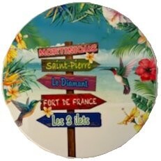 DESSOUS DE PLAT MARTINIQUE - TOTEM