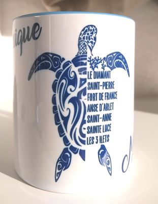 CHOPE BICOLORE MARTINIQUE - CIEL TORTUE LOGO