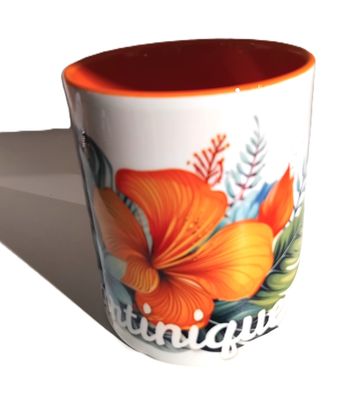 CHOPE BICOLORE MARTINIQUE - ORANGE HIBISCUS ORA.