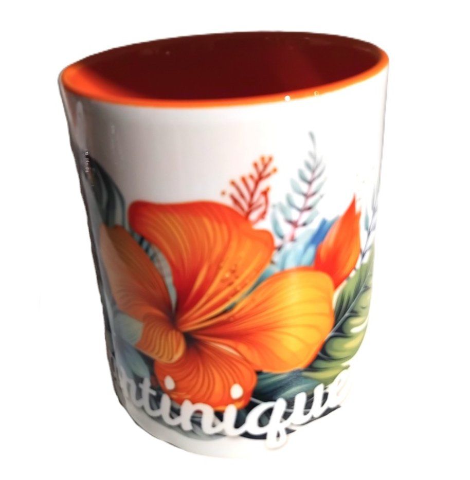 CHOPE BICOLORE MARTINIQUE - ORANGE HIBISCUS ORA.