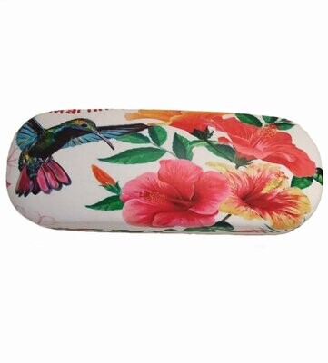 ETUI A LUNETTES MARTINIQUE - COLIBRI 4 HIBISCUS