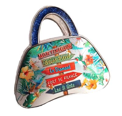 AIMANT PINCE EN FORME DE SAC MARTINIQUE - TOTEM