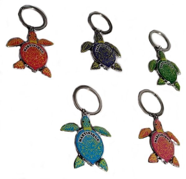 PORTE-CLES TORTUE ARTICULEE, Couleur: Bleu clair