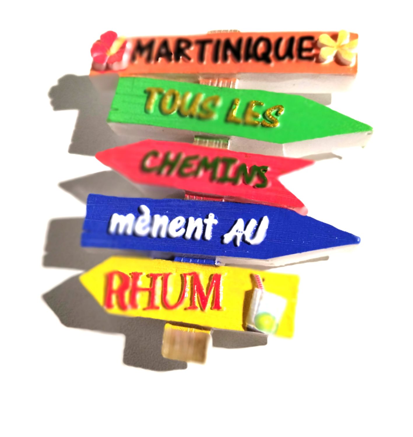 AIMANT FLECHES POLYMERE - TOTEM RHUM