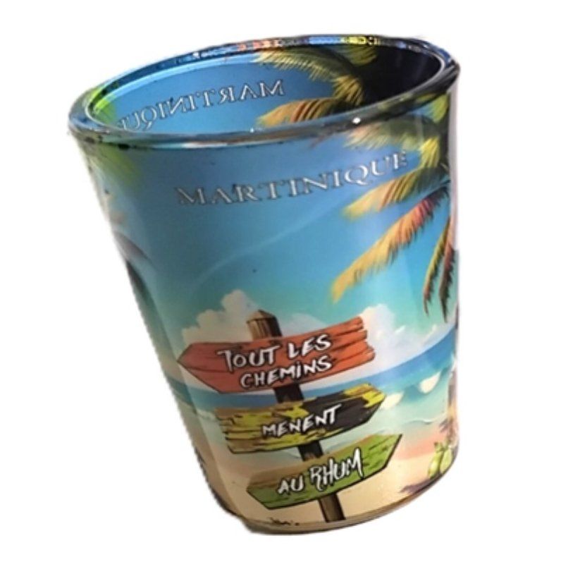 VERRE SHOOTER IMPRIME MARTINIQUE - TOTEM