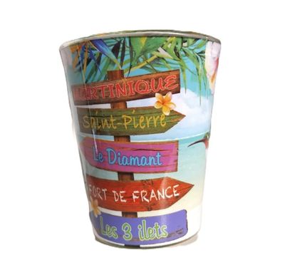 VERRE SHOOTER IMPRIME MARTINIQUE - TOTEM