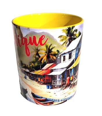 CHOPE BICOLORE MARTINIQUE - JAUNE AQUA PECHEUR