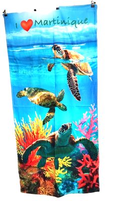 SERVIETTE DE PLAGE TORTUES