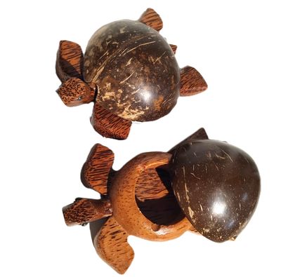 CENDRIER BOIS TORTUE