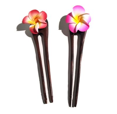 PIC A CHEVEUX FLEUR 2 PICS