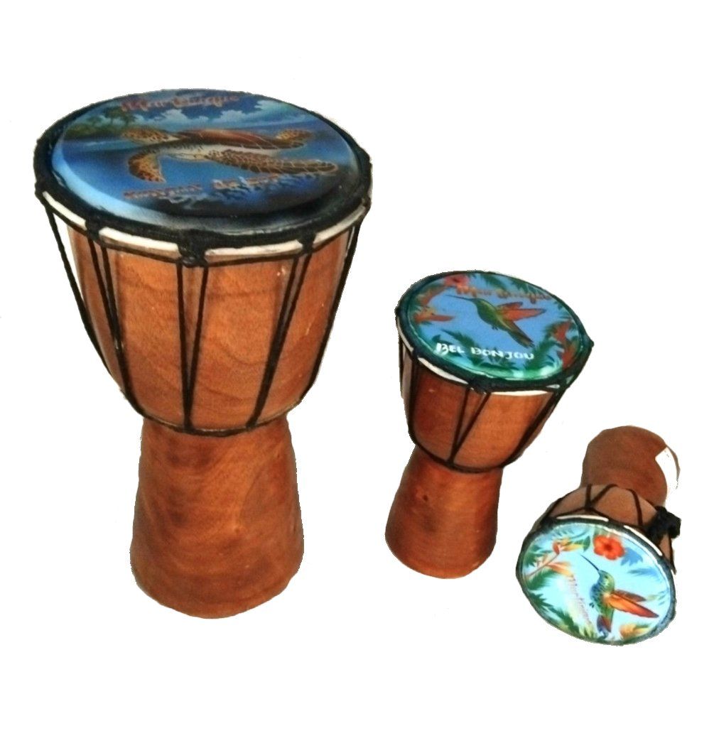 DJEMBE PEINT MARTINIQUE