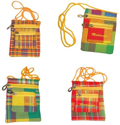 POCHETTE A BANDOULIERE MADRAS MARTINIQUE