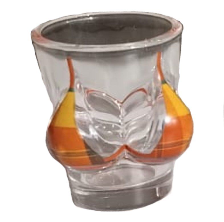 VERRE SHOOTER BIKINI MADRAS - ROUGE