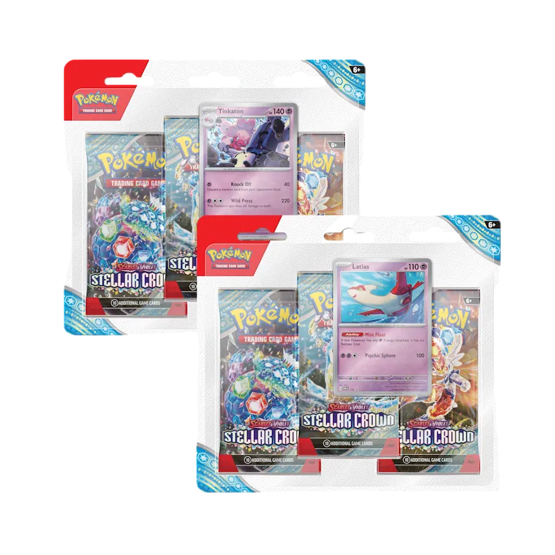 Pokémon - Stellar Crown 3-Pack Blister