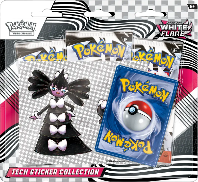 Pokémon - White Flare Tech Sticker Collection
