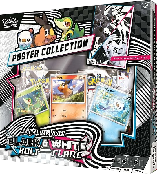 Pokémon - Black Bolt &amp; White Flare Unova Poster Collection