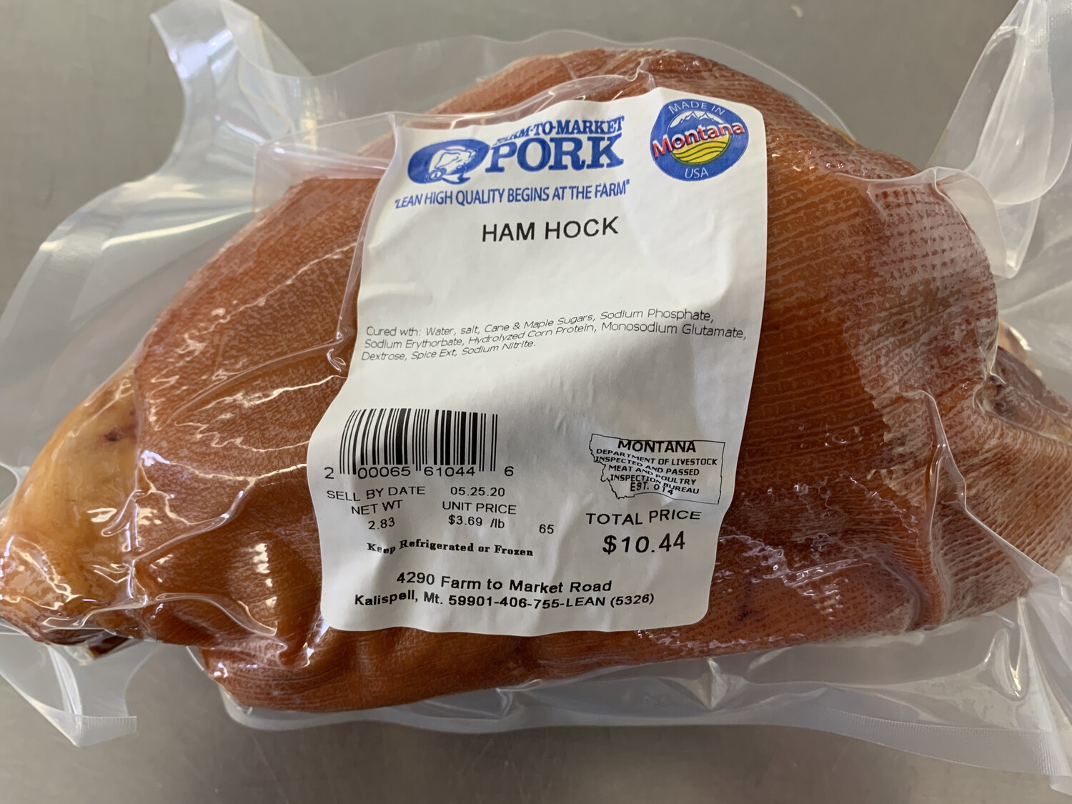 Ham Hock (Approx. $10/hock)