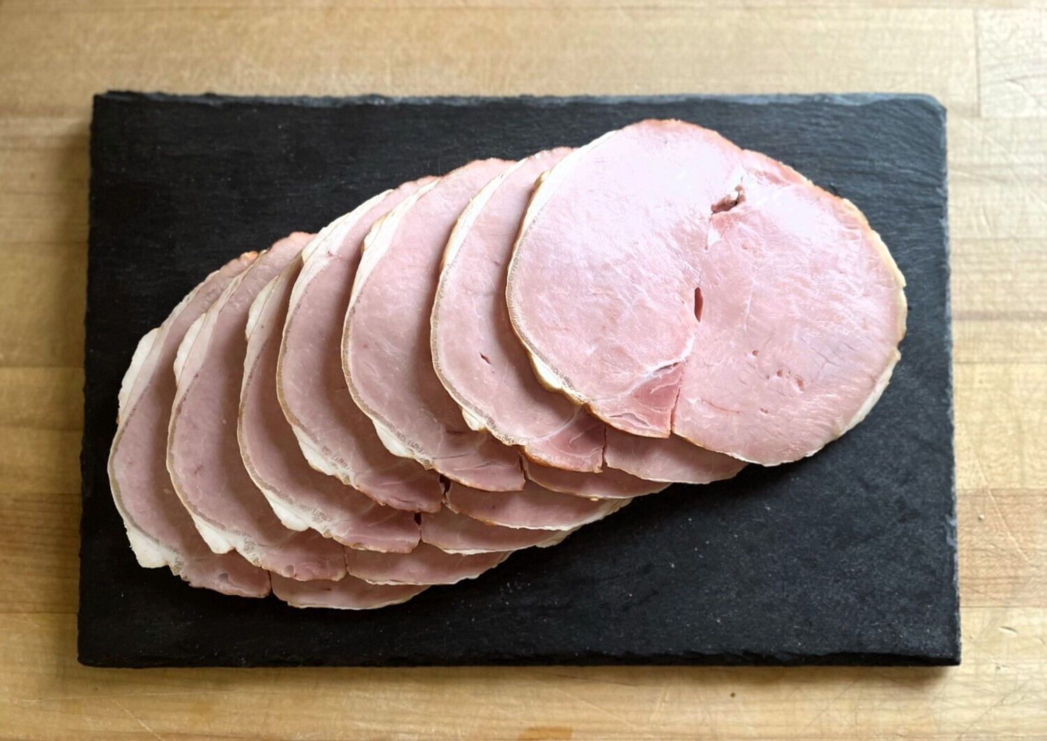 Sliced Canadian Bacon (Approx. $13/pkg)