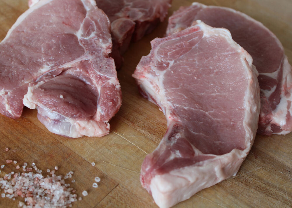 (4) Center Cut Pork Chops (Approx. $15/pkg)