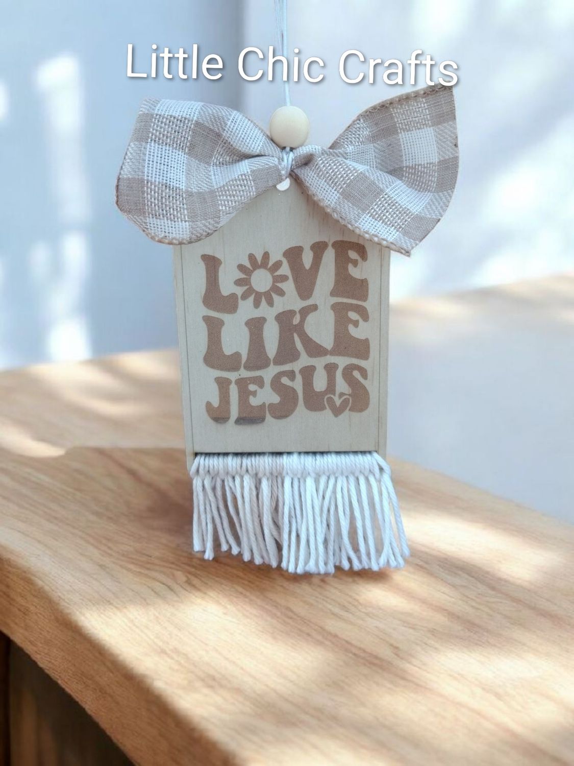 Love Like Jesus Car Charm