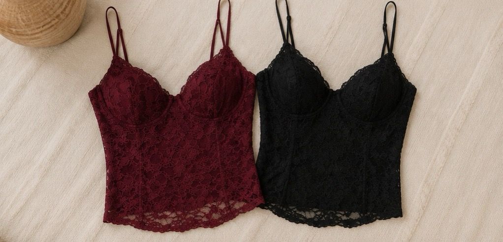 Novi special top zwart/rood 